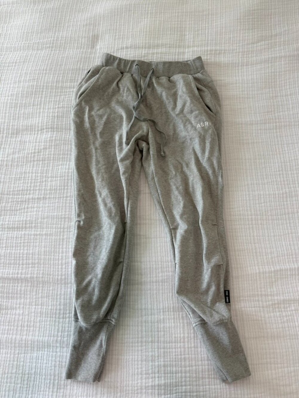 ASRV Garment-Dyed French Terry Relaxed Jogger Heather Gray DSG-0266 Men's S